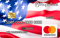 U.S. Flag debit card